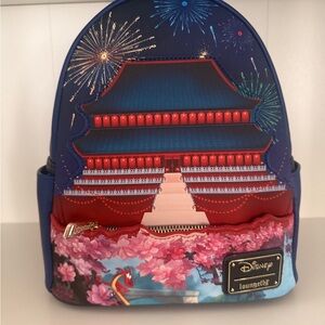 Loungefly Disney Mulan Fireworks Light-Up Mini Backpack